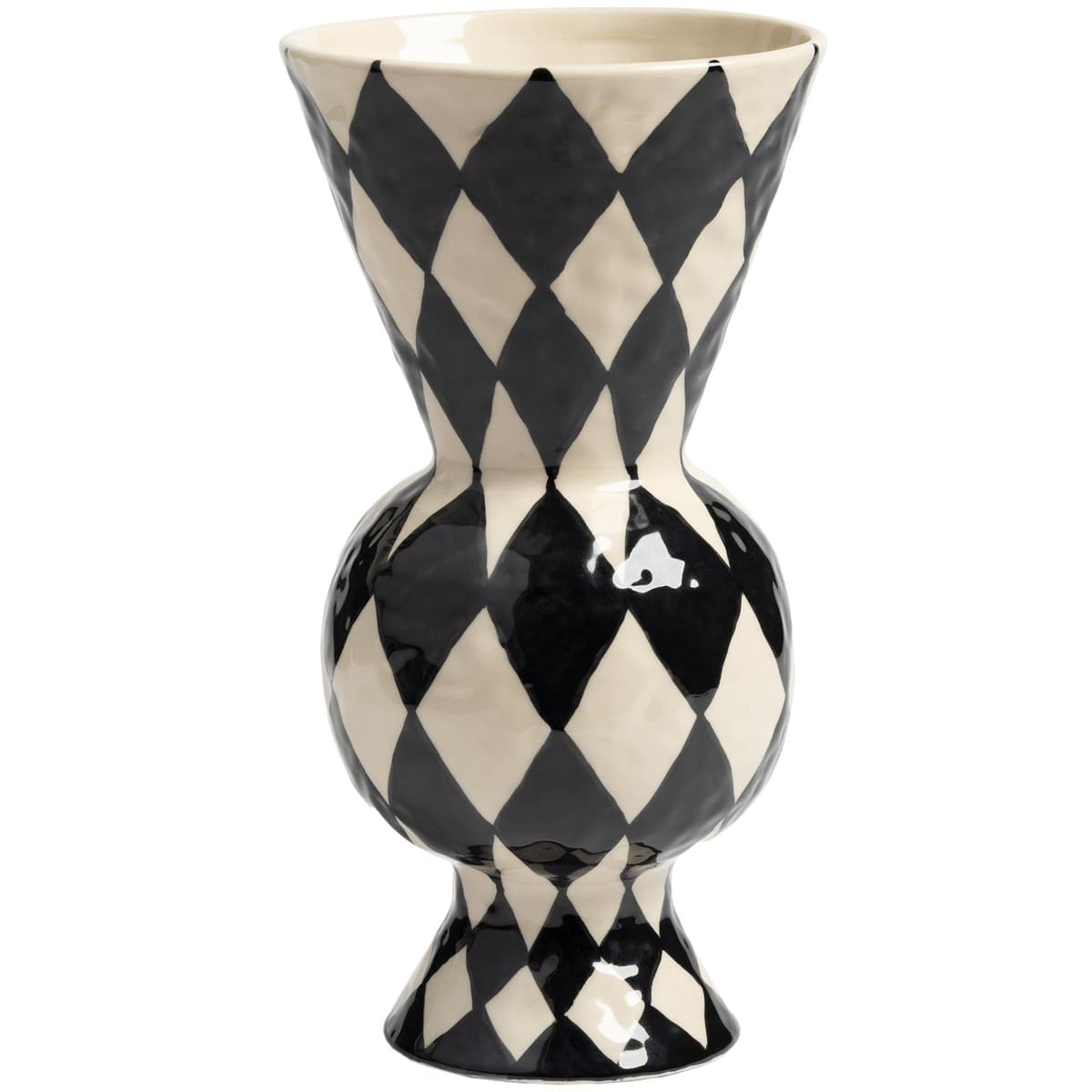 &klevering Rhombic Vaas Zwart