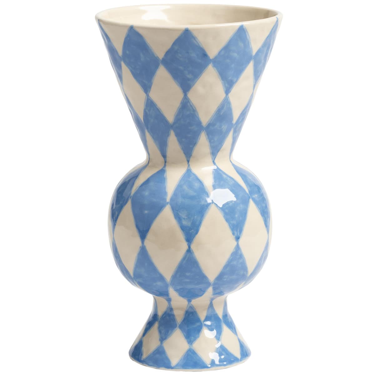 &klevering Rhombic Vaas Blauw