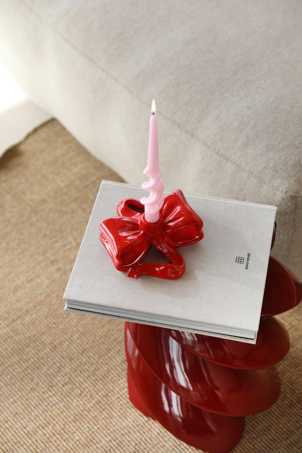 &klevering Ribbon Kaarsenstandaard Groen thumbnail 2