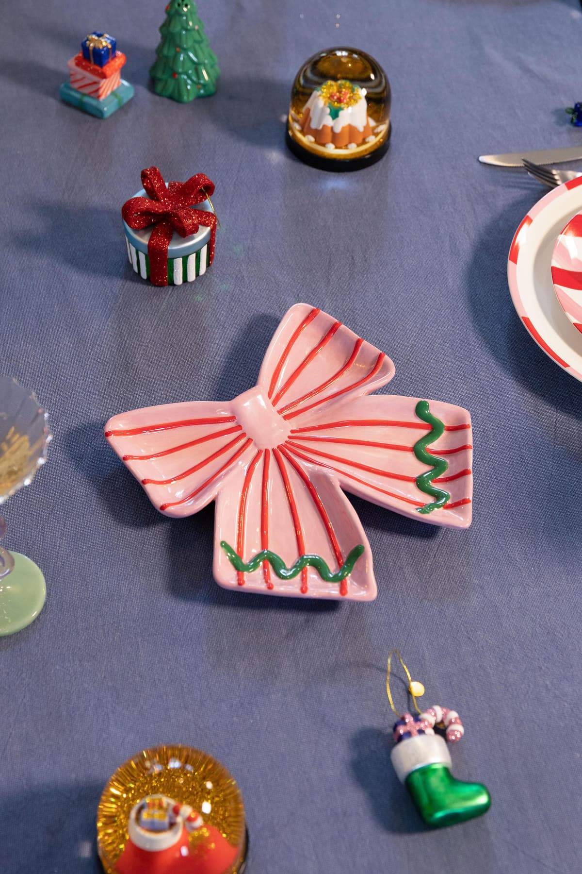 &klevering Ribbon Serveerschaal Blue thumbnail 2