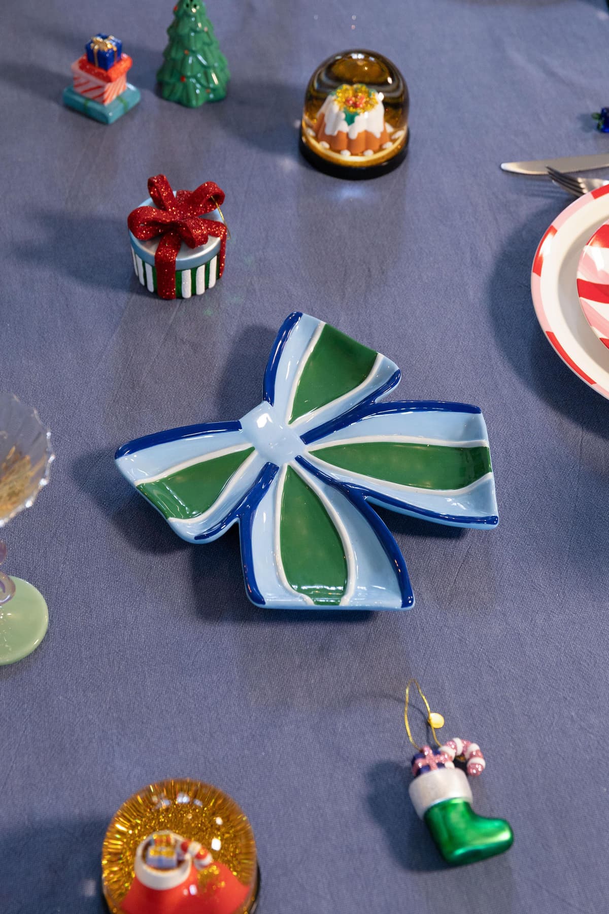 &klevering Ribbon Serveerschaal Blue thumbnail 4