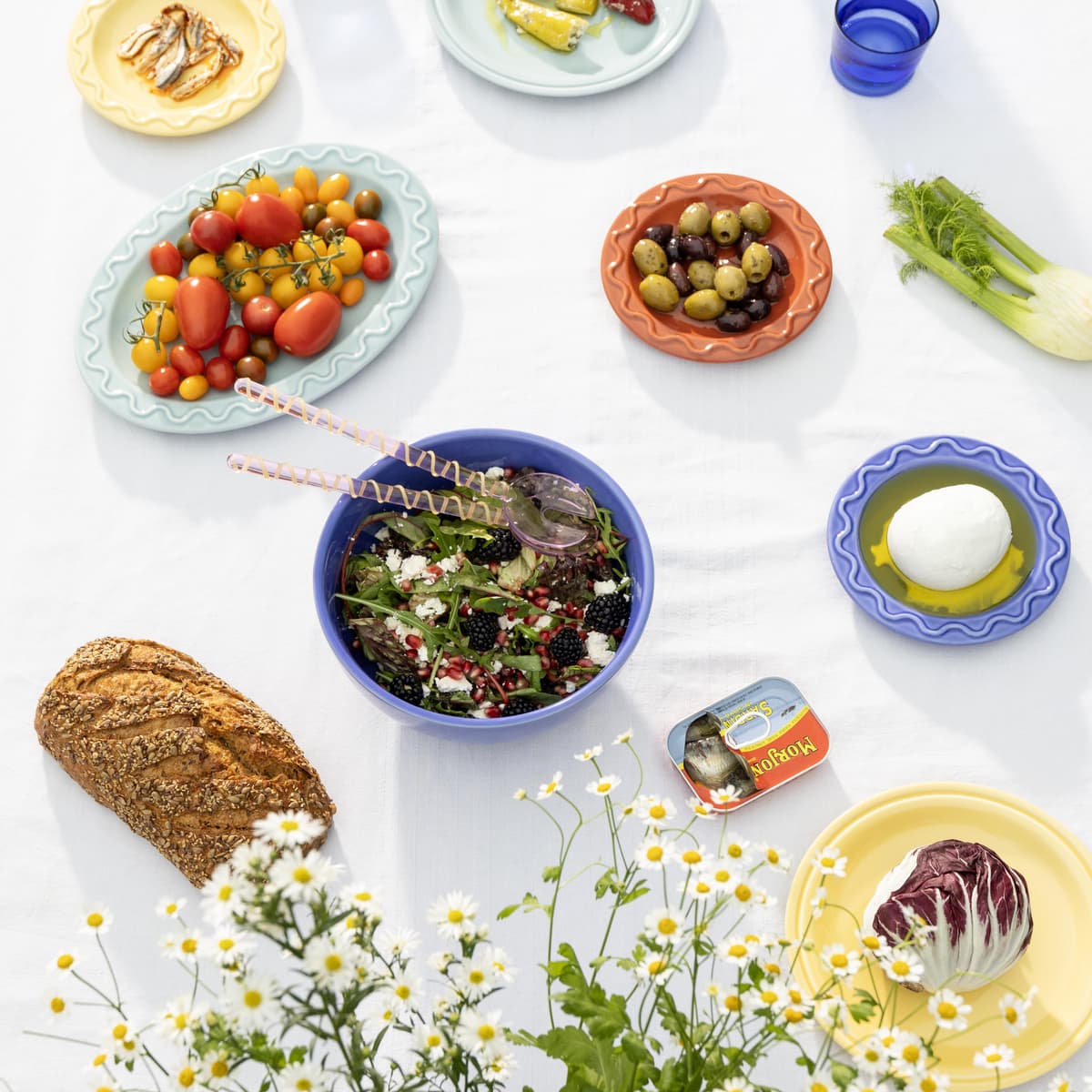 &klevering Mochi Serveerschaal 31x22 Lichtblauw thumbnail 4