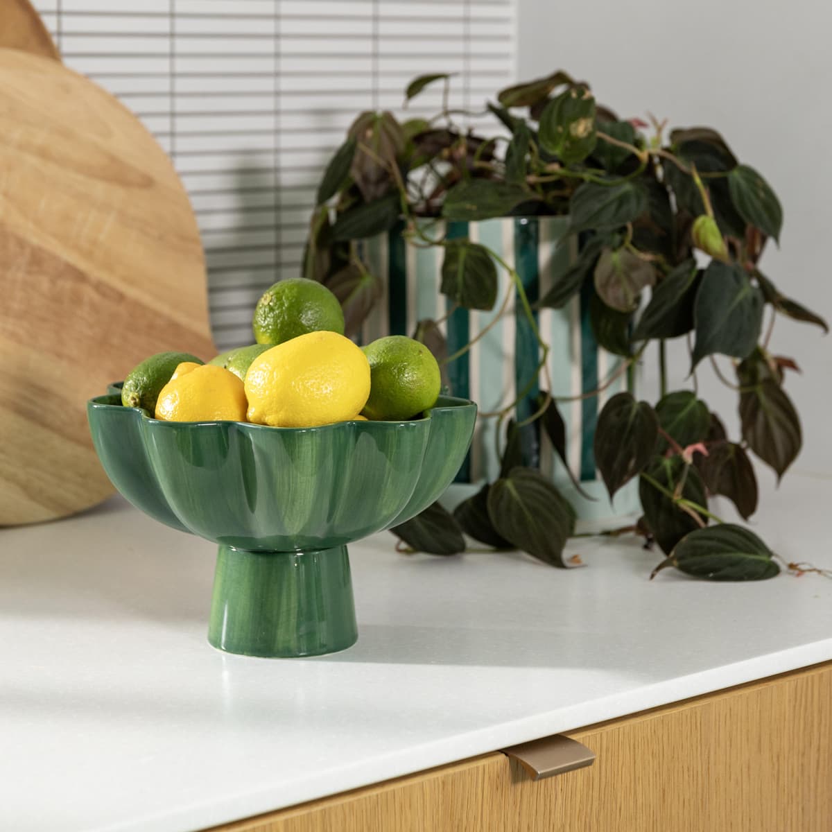 &klevering Sun SchaalØ20x13 Groen/wit thumbnail 3