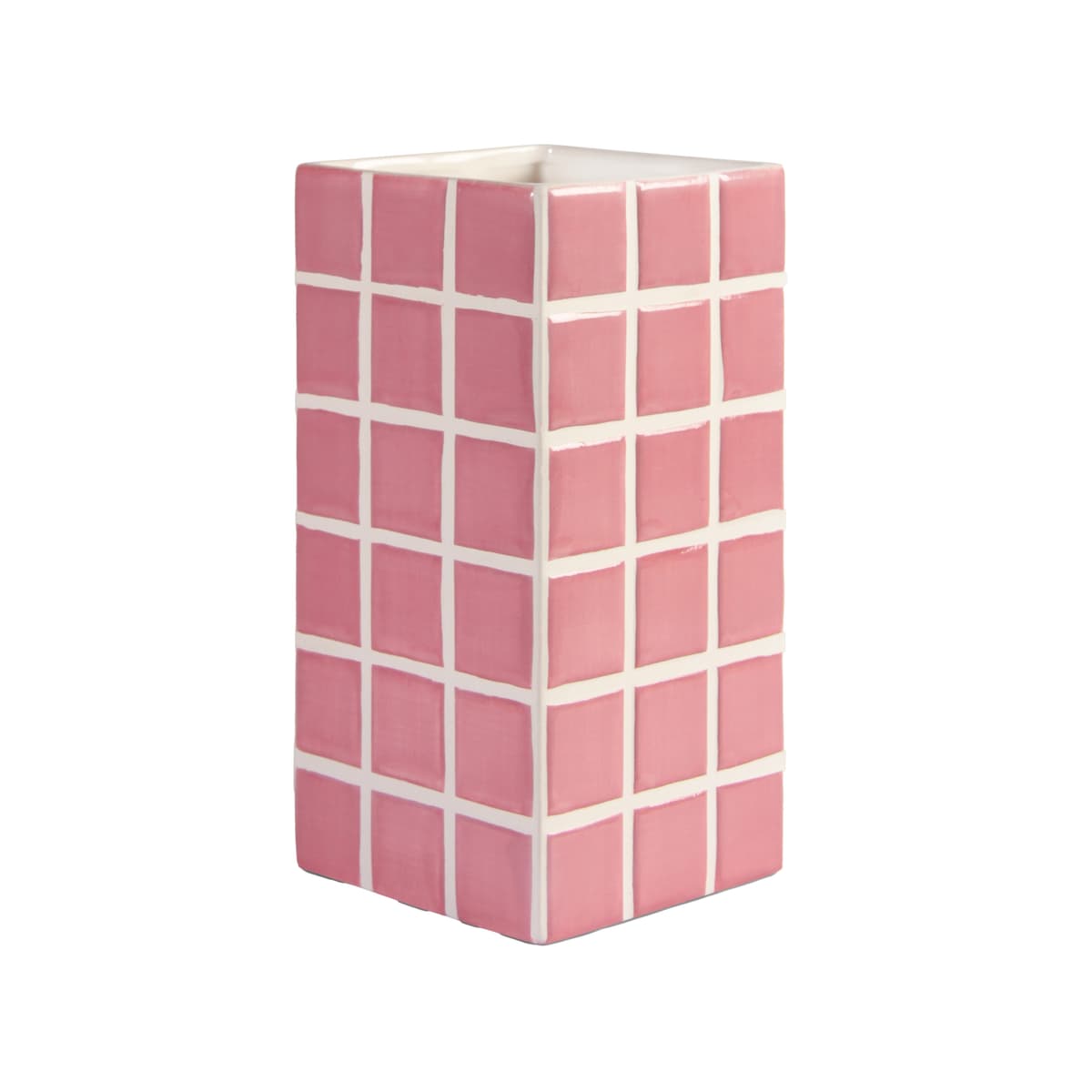 &klevering Tile Vaas Roze
