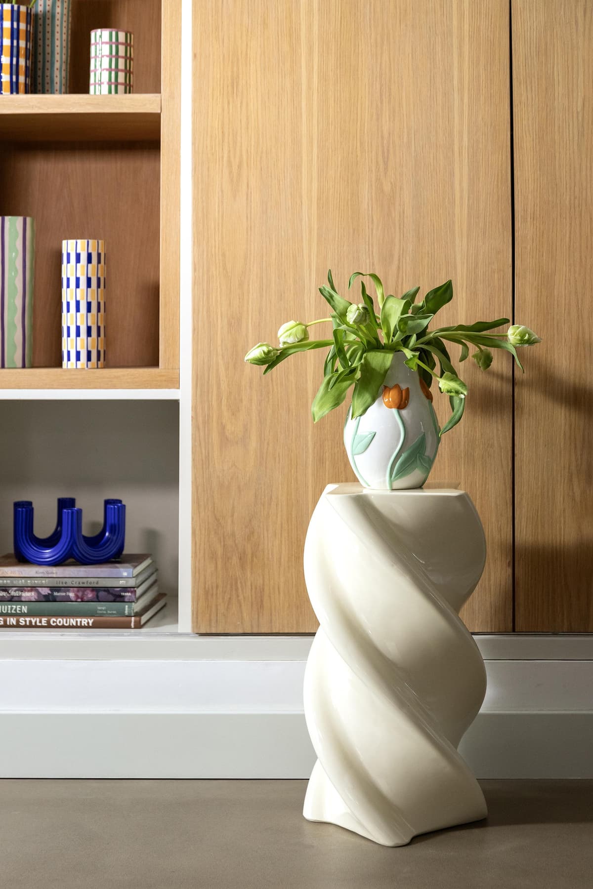 &klevering Marshmallow BijzettafelØ29,5x54 Ocher thumbnail 4