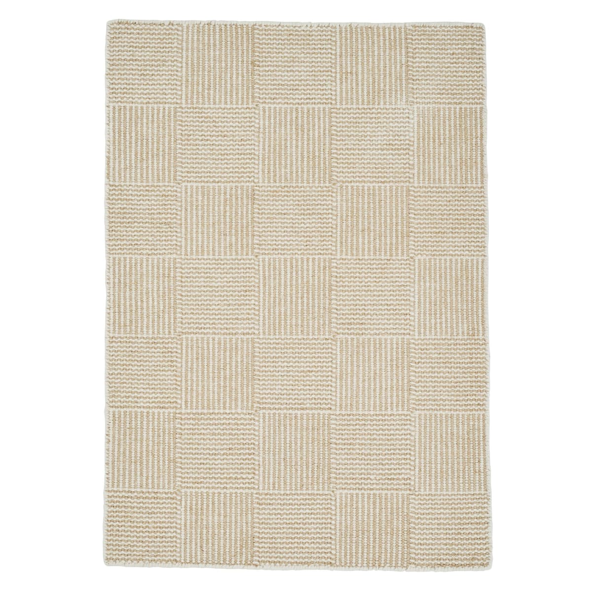 Linie Design Chess Vloerkleed 140x200 Wit