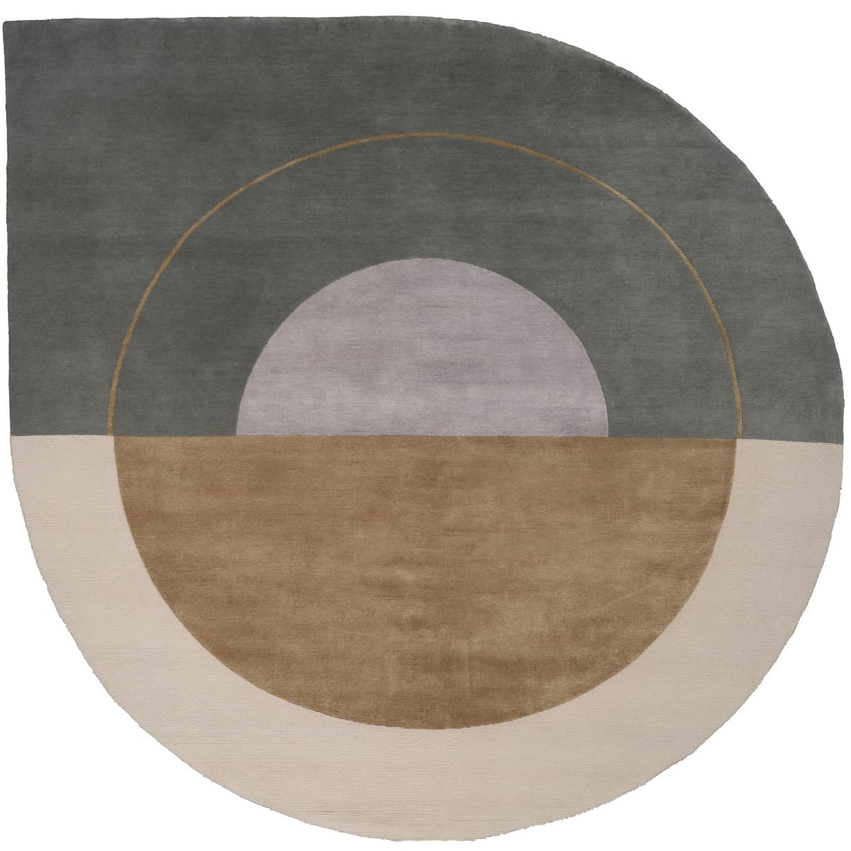 Linie Design Rising Gemini VloerkleedØ200