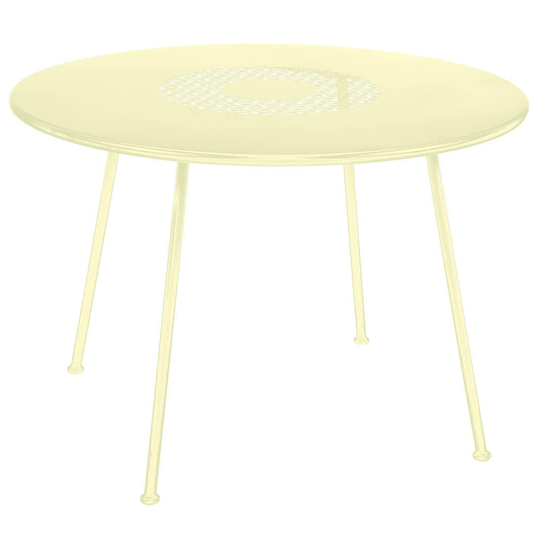 Fermob Lorette TuintafelØ 110cm Frosted Lemon