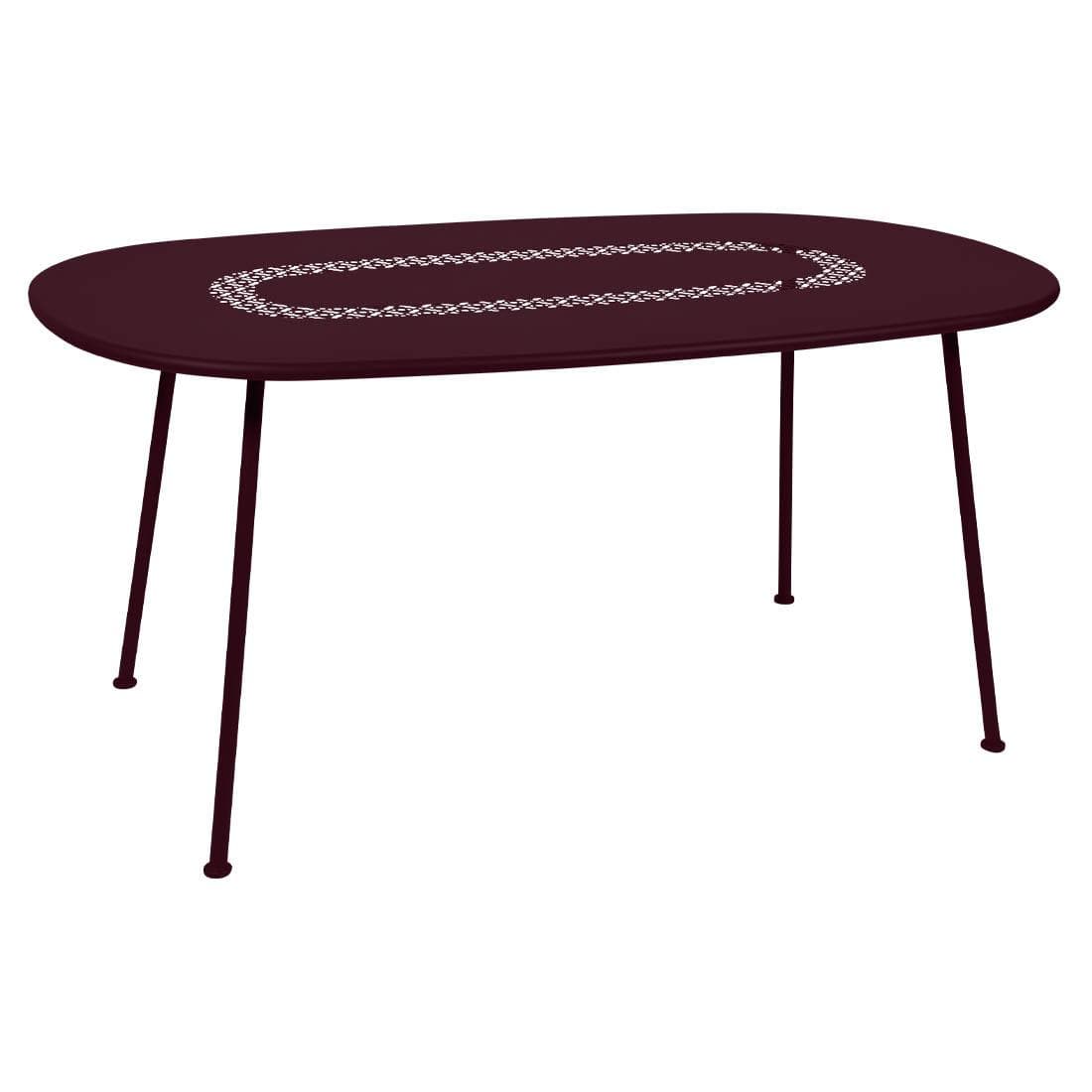 Fermob Lorette Tuintafel 160x90 Black Cherry