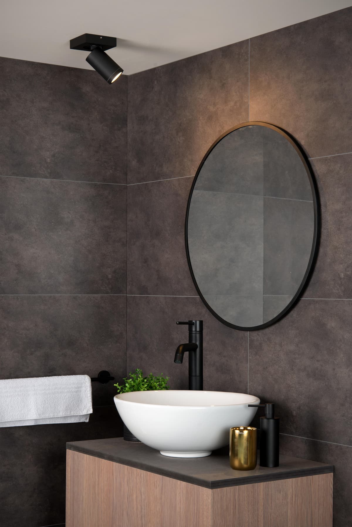 Lucide Taylor 1 Spot Badkamer IP44 Wit thumbnail 2