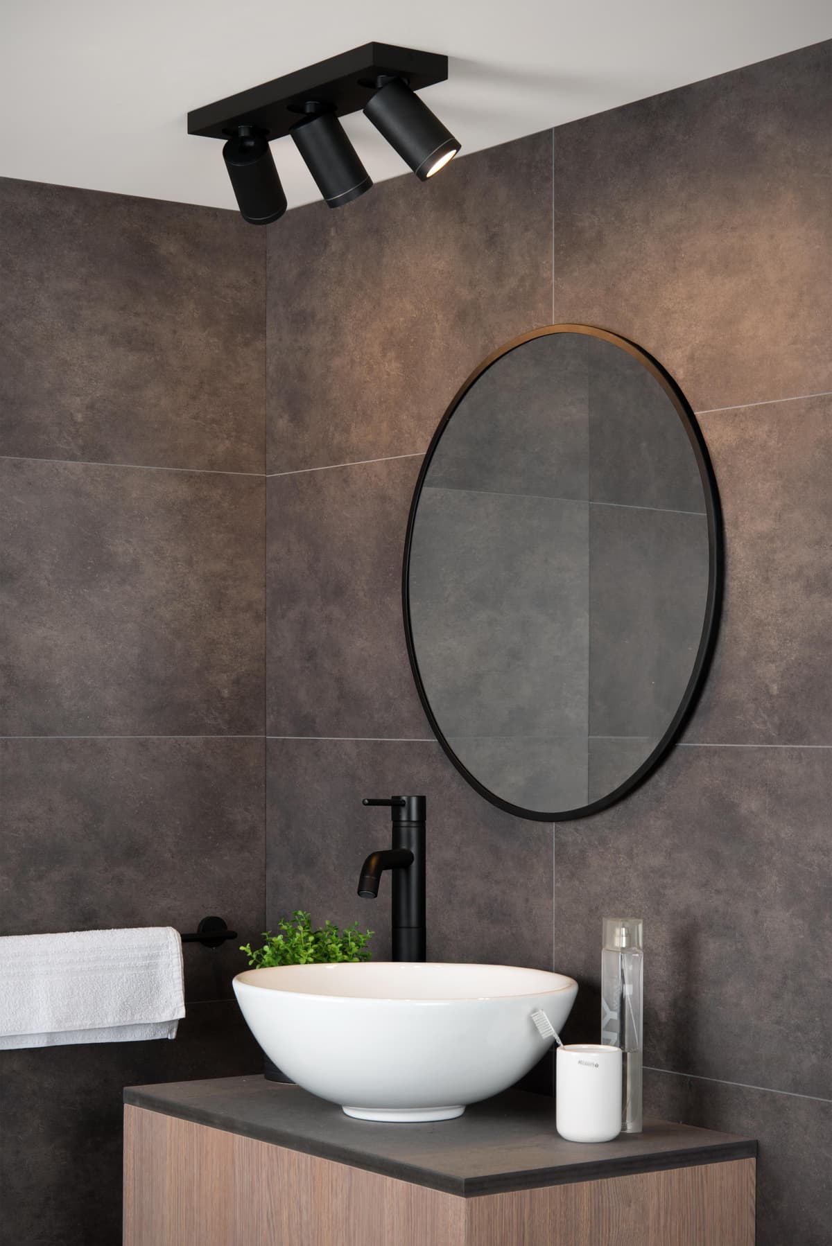 Lucide Taylor 3 Spot Badkamer IP44 Wit thumbnail 3