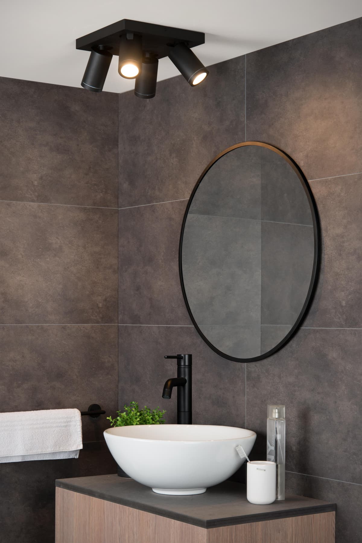 Lucide Taylor 4 Spot Badkamer IP44 Wit thumbnail 3