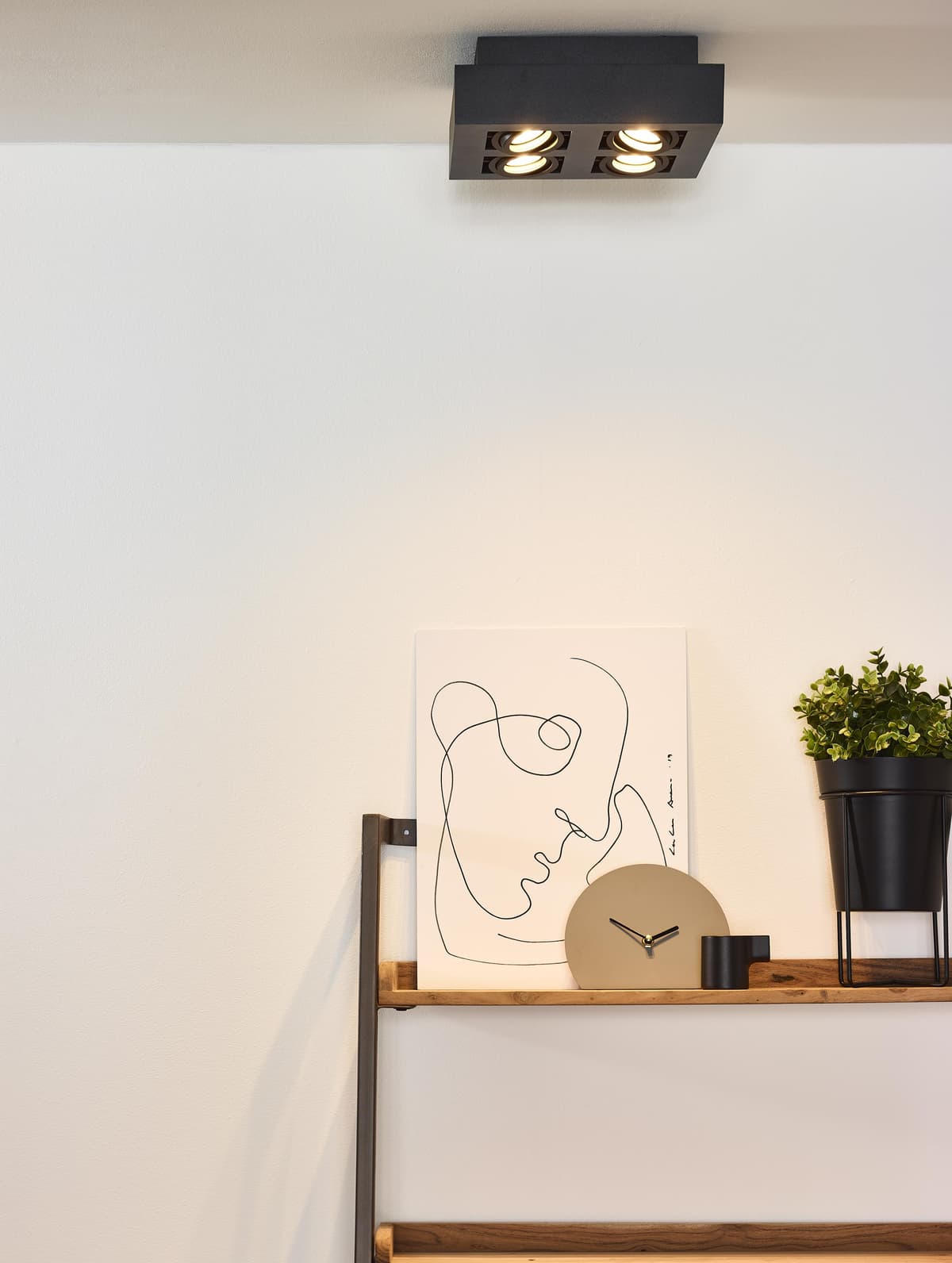 Lucide Xirax 4 Spot Dim To Warm Wit thumbnail 3