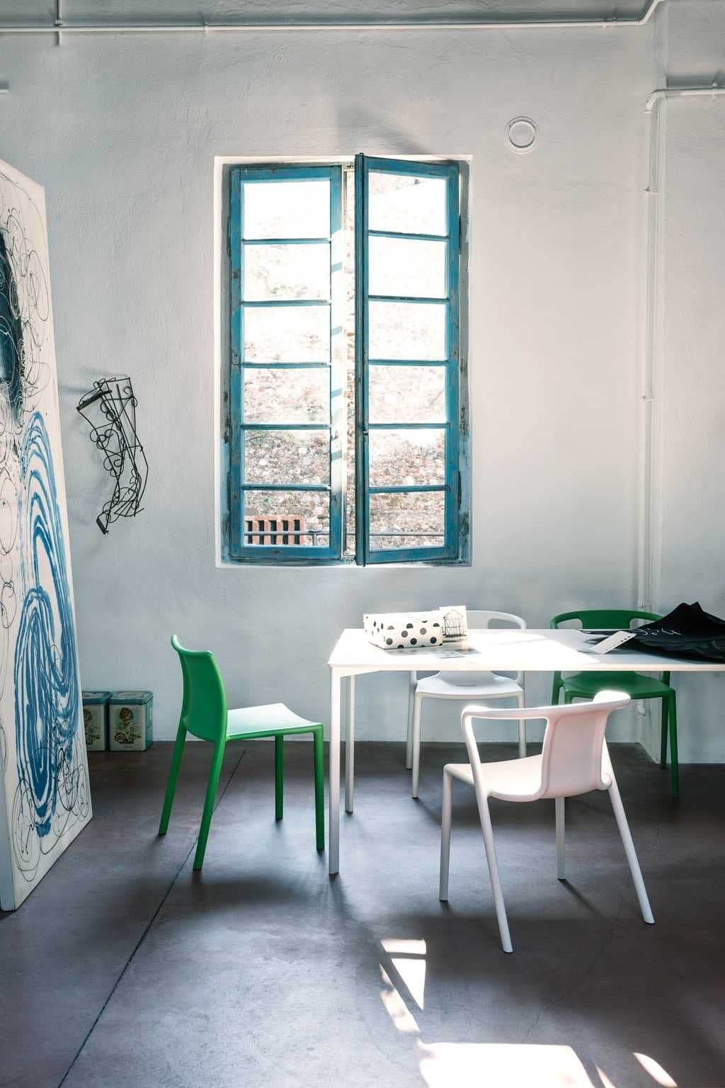 Magis Striped Tavolo Tuintafel Rechthoek 159x79 Wit thumbnail 3