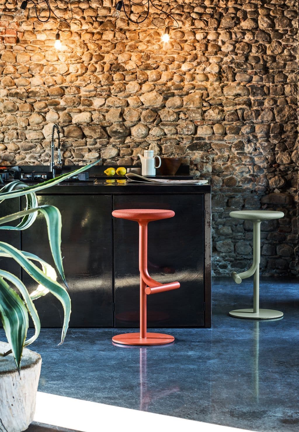 Magis Tibu Verstelbare Barkruk Olijfgroen thumbnail 2