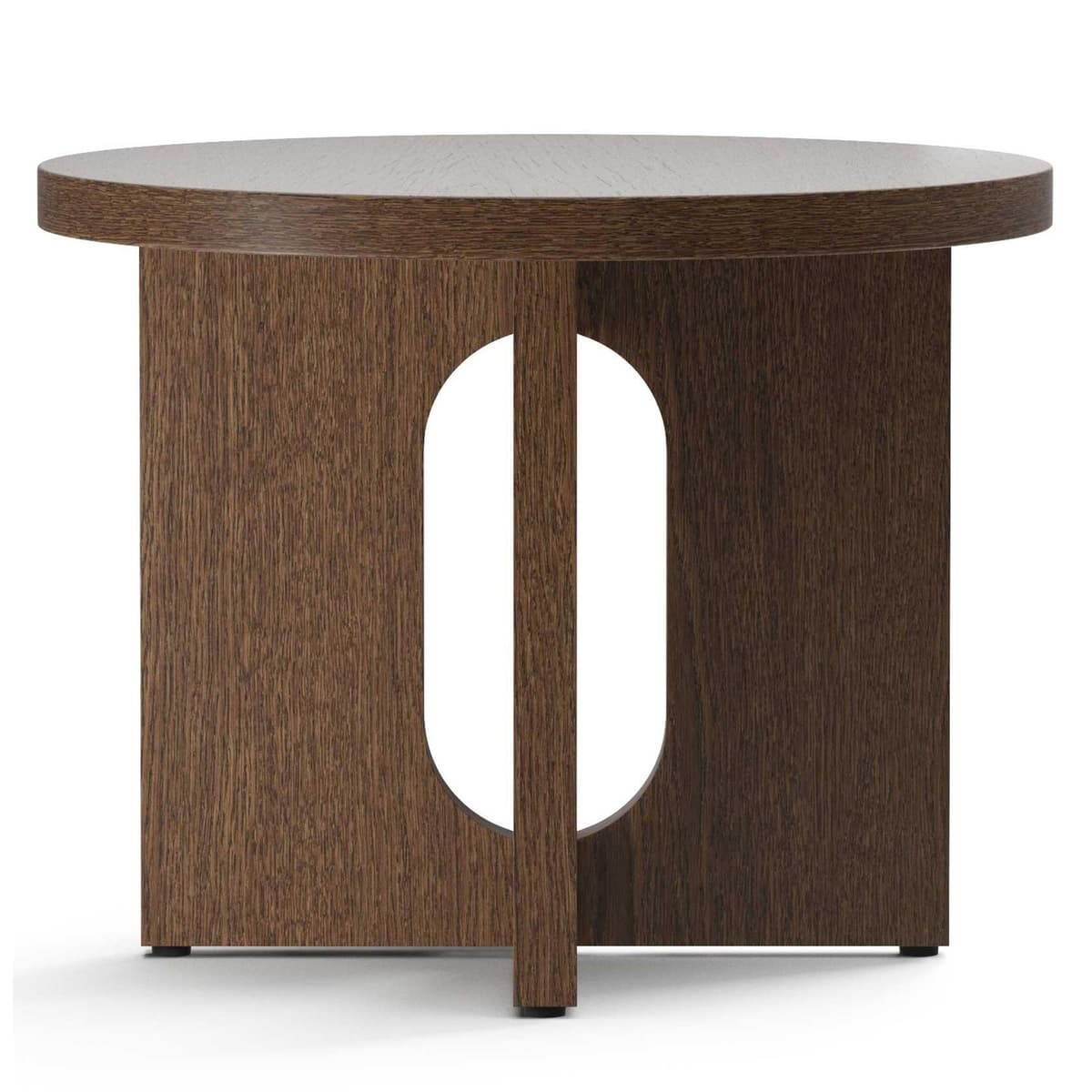 Audo Copenhagen Androgyne BijzettafelØ50 Donker Eiken