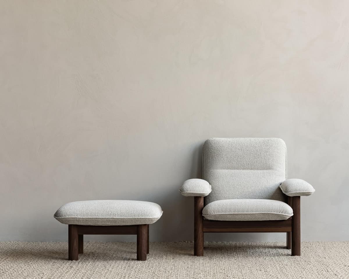 Audo Copenhagen Brasilia Voetenbank Donker Eiken Bouclé 02 thumbnail 3