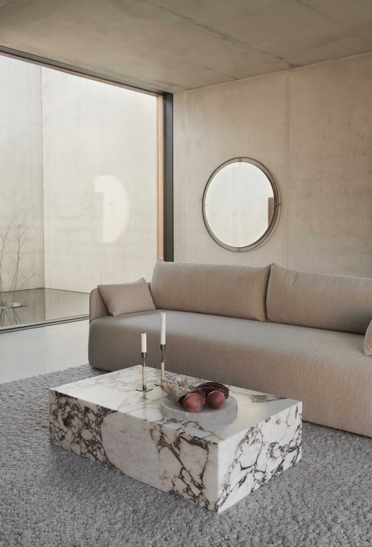 Audo Copenhagen Nimbus SpiegelØ110 Gebronsd Messing thumbnail 2