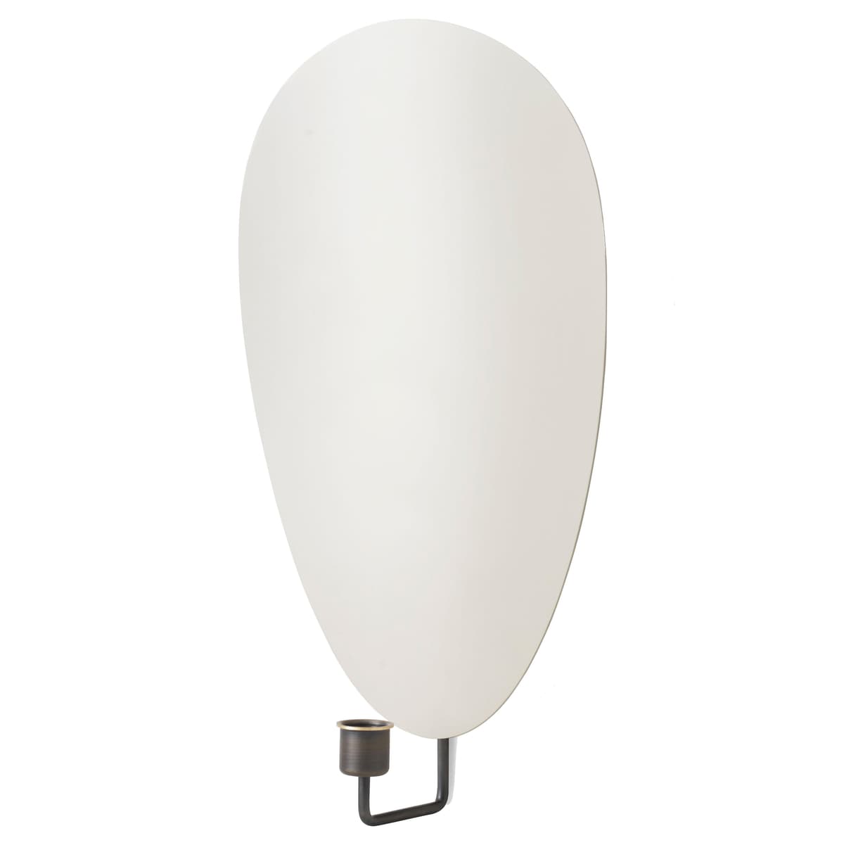 Audo Copenhagen Flambeau Kandelaar Wand Large Bronzed Brass/Grey