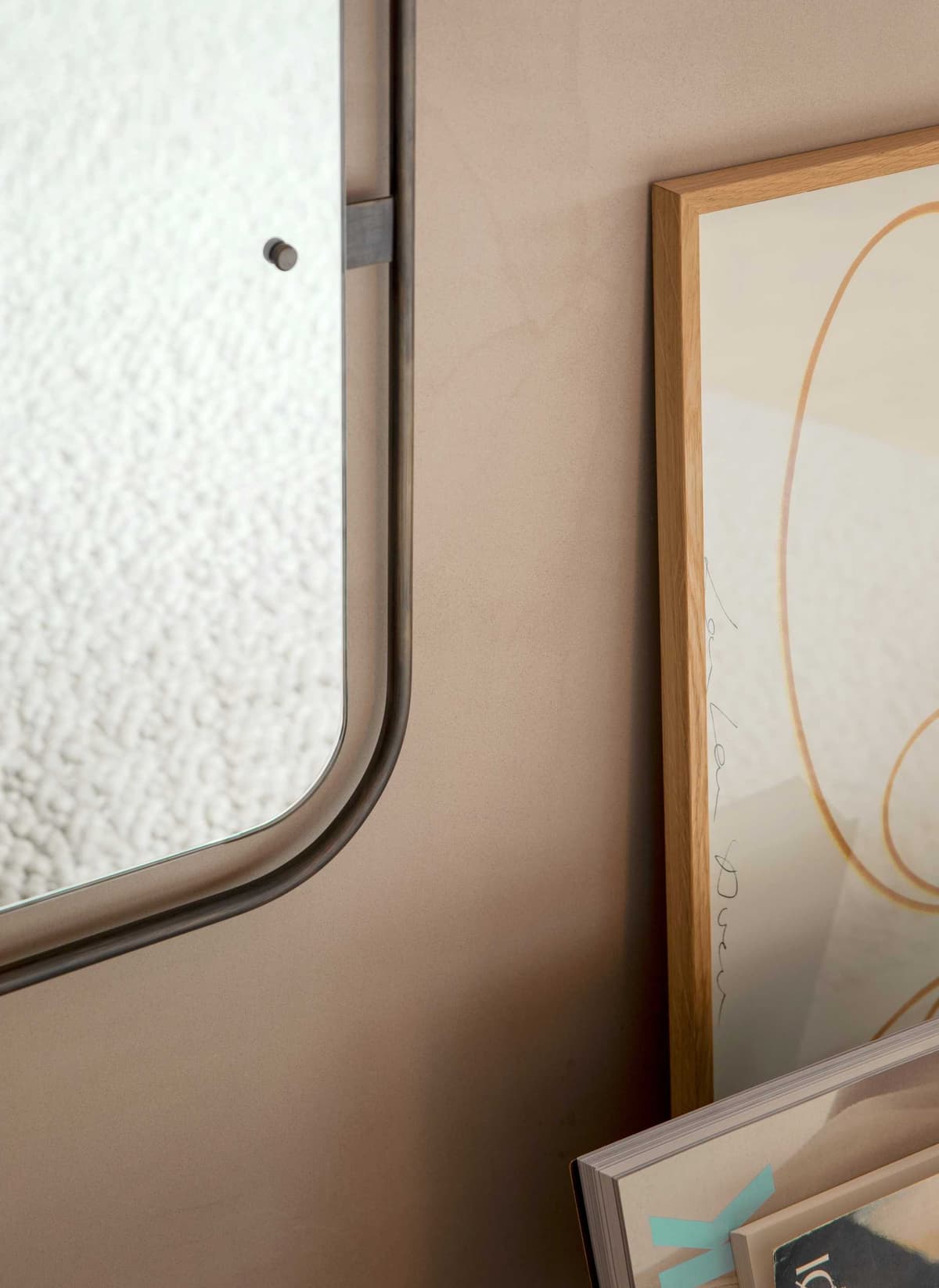 Audo Copenhagen Nimbus Spiegel 158x53 Gebronsd Messing thumbnail 3