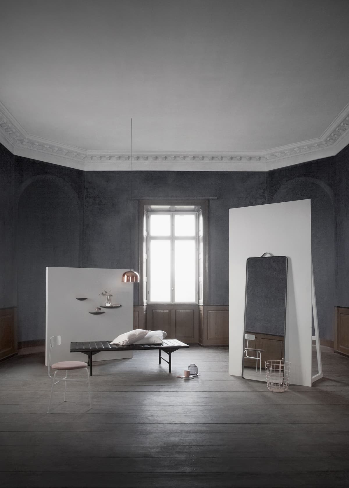 Audo Copenhagen Norm Floor Spiegel Zwart thumbnail 3