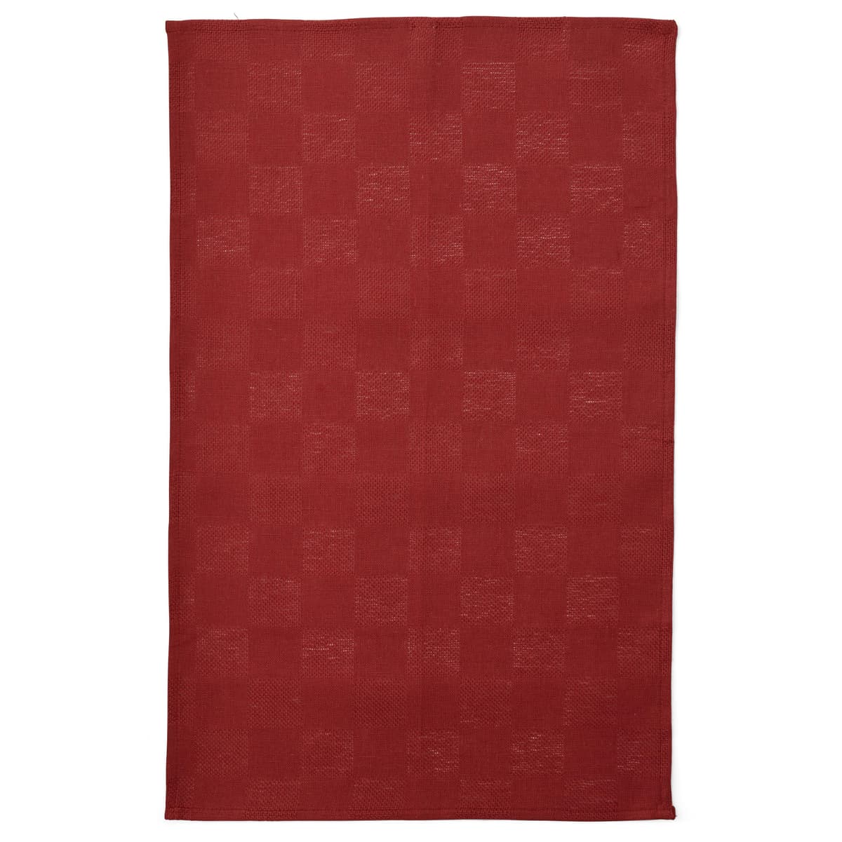 Audo Copenhagen Papilio Theedoek Set Van 2 Burnt Sienna/wit