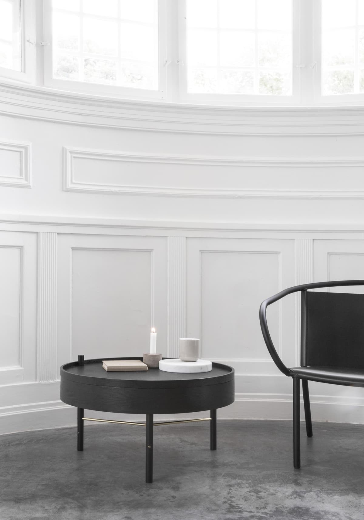 Audo Copenhagen Turning Salontafel Wit Eiken/chroom thumbnail 4