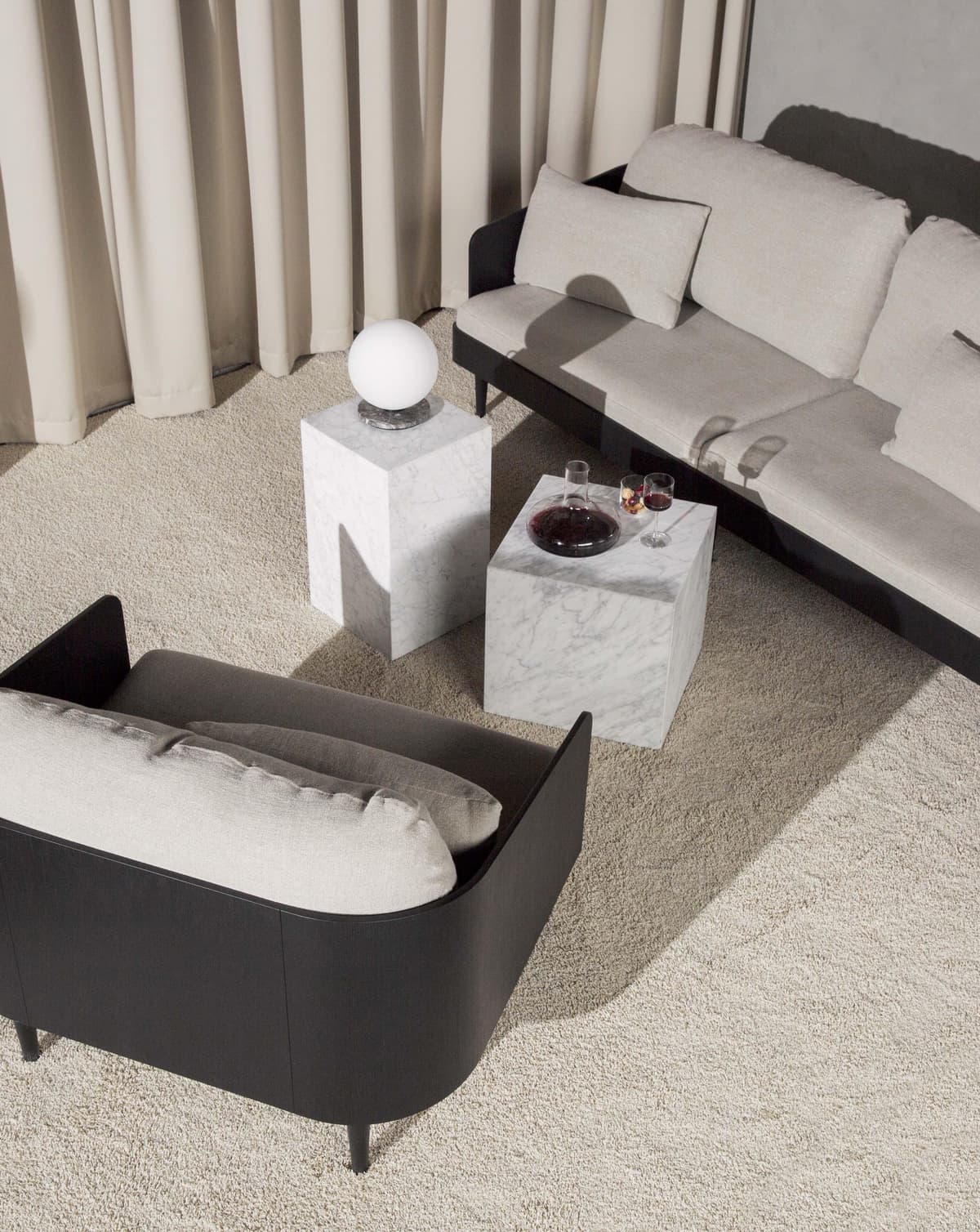 Audo Copenhagen Wine Breather Decanteerkaraf Transparant/staal thumbnail 4