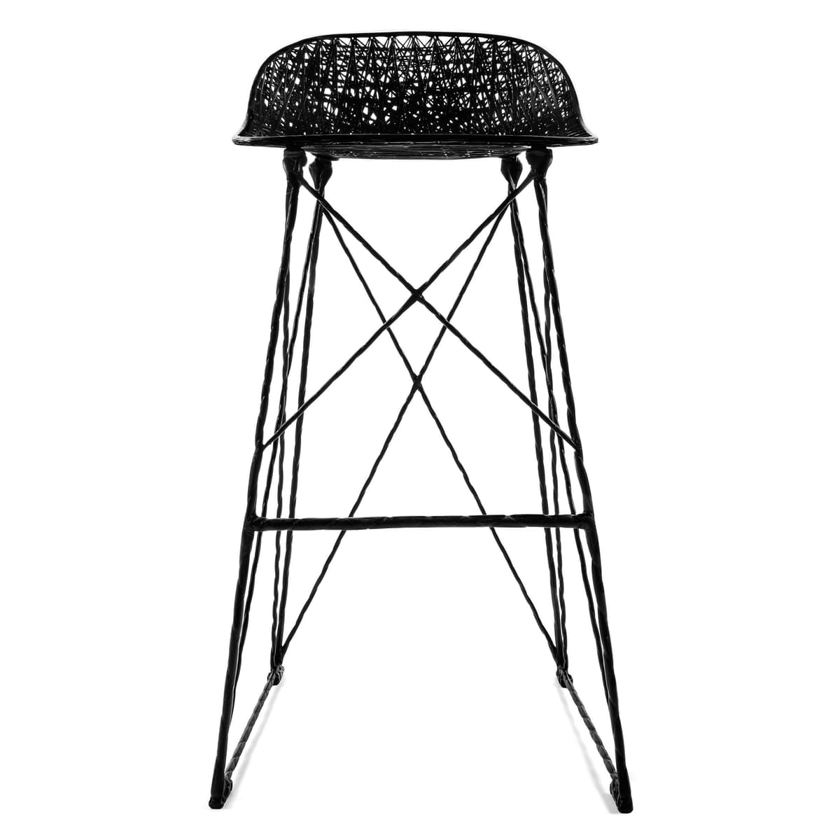 Moooi Carbon High Barkruk H76 Zwart