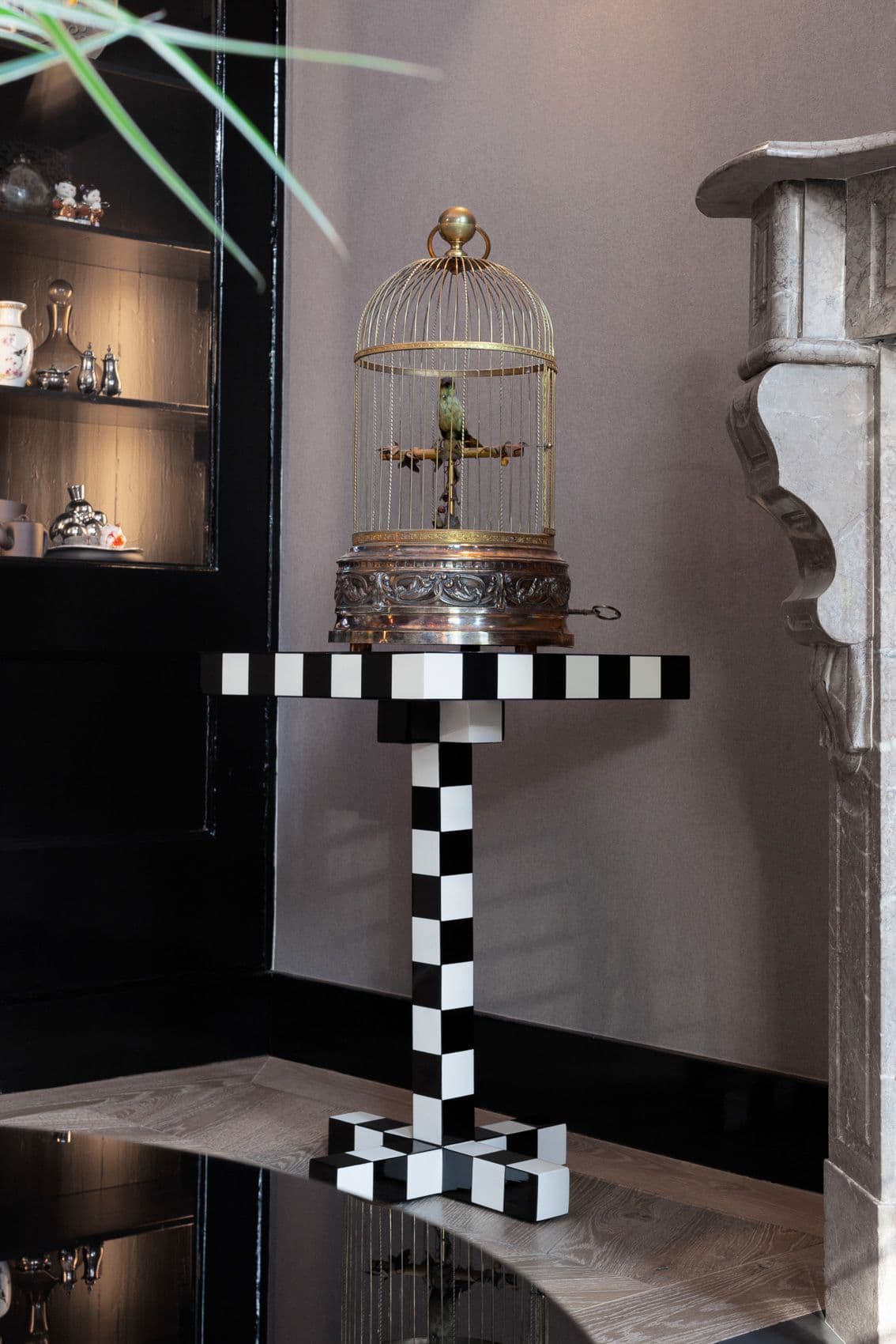 Moooi Chess Table Bijzettafel Zwart/wit thumbnail 3