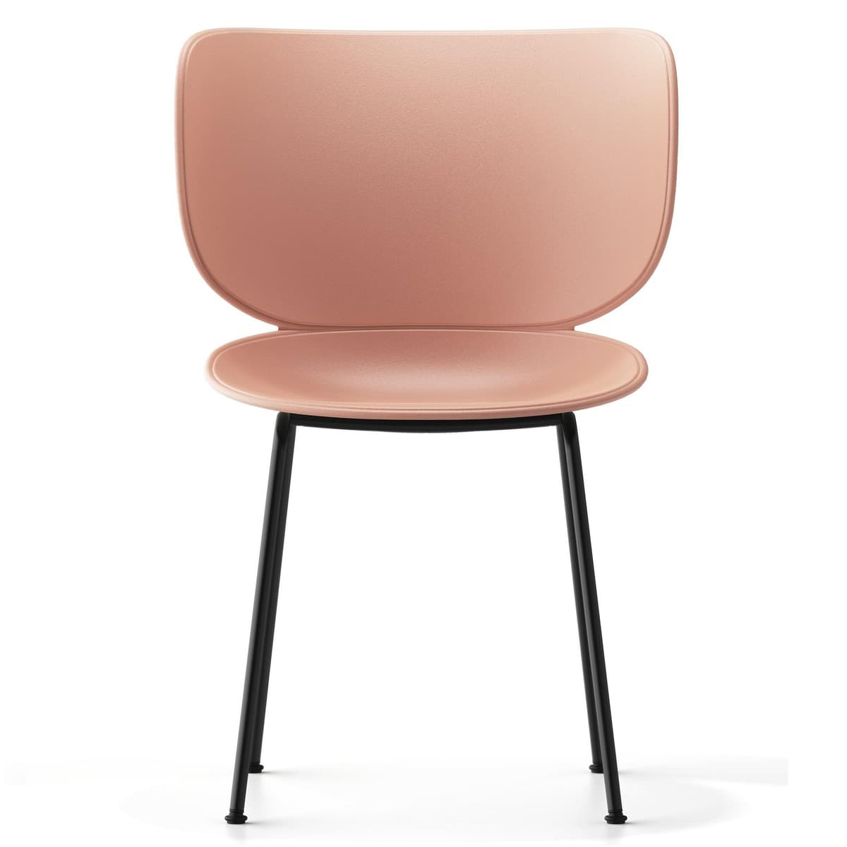 Moooi Hana Eetkamerstoel Set Van 2 Zwart Onderstel Dusty Pink