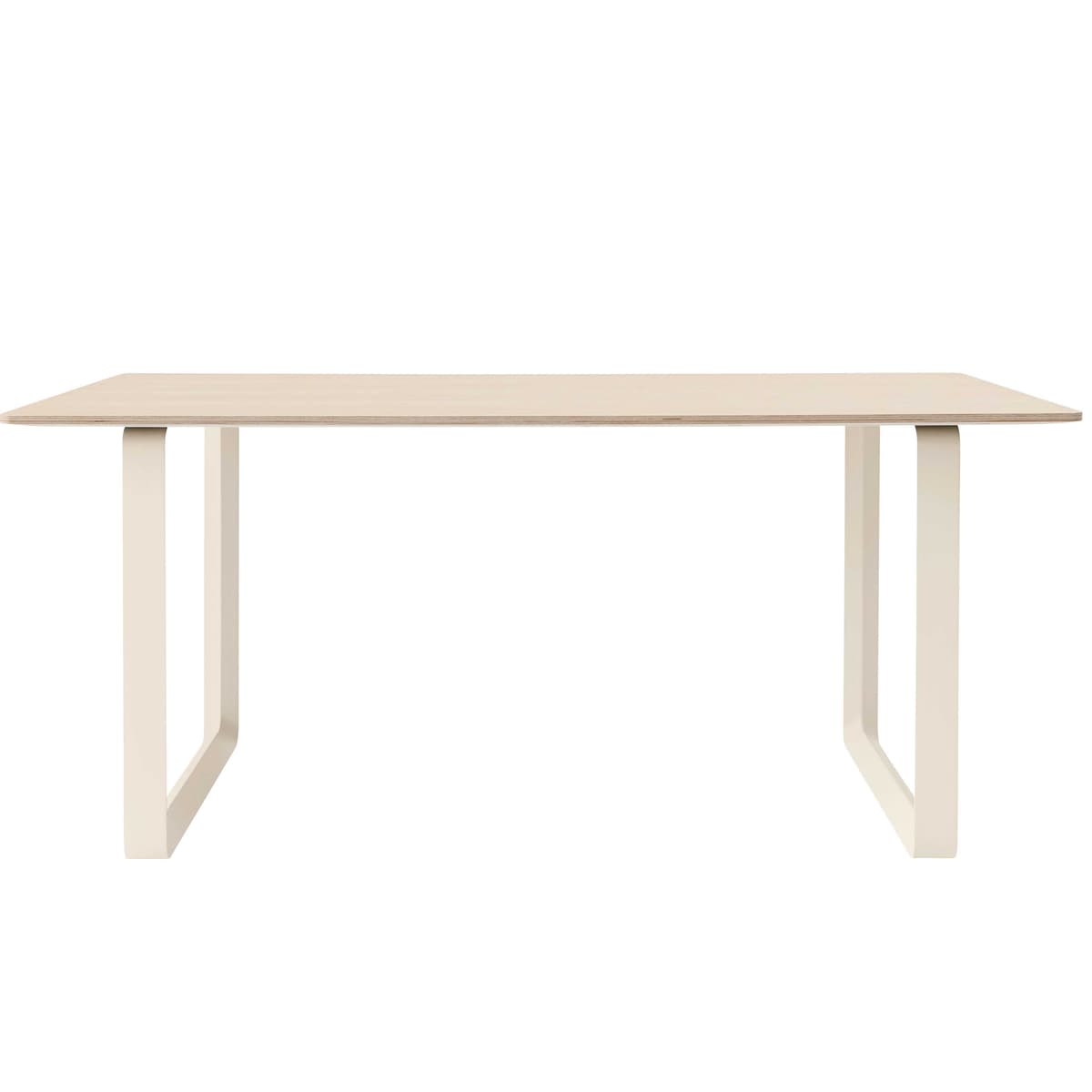 Muuto 70/70 Oak Tafel 170x85 Zandkleurig Laminaat