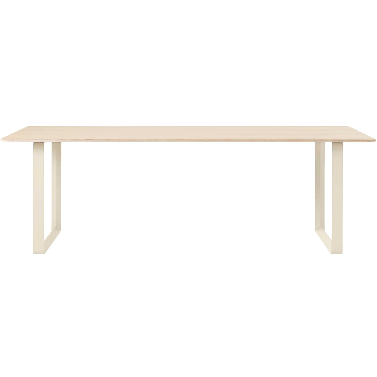 Muuto 70/70 Oak Tafel 225x90 Zandkleurig Laminaat