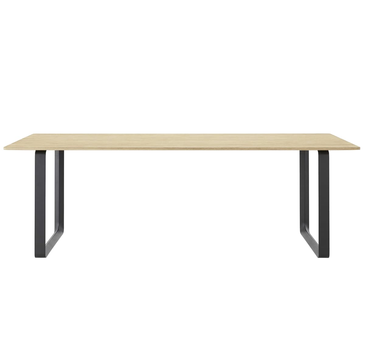 Muuto 70/70 Solid Oak Tafel 225x90 Zwart