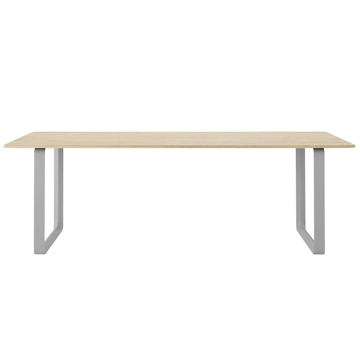 Muuto 70/70 Solid Oak Tafel 225x90 Grijs