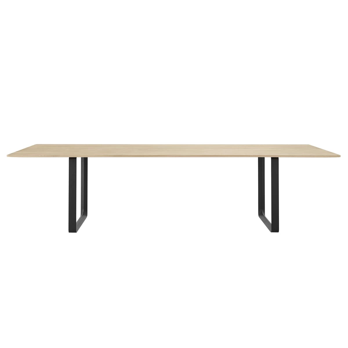 Muuto 70/70 Solid Oak Tafel 295x108 Zwart