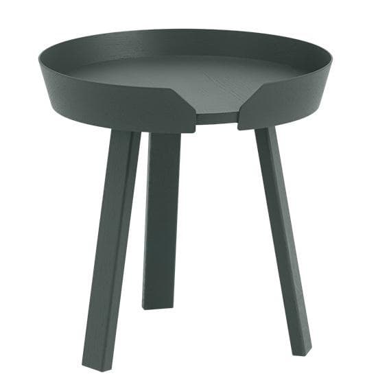 Muuto Around Coffee Bijzettafel Small 45 Donkergroen