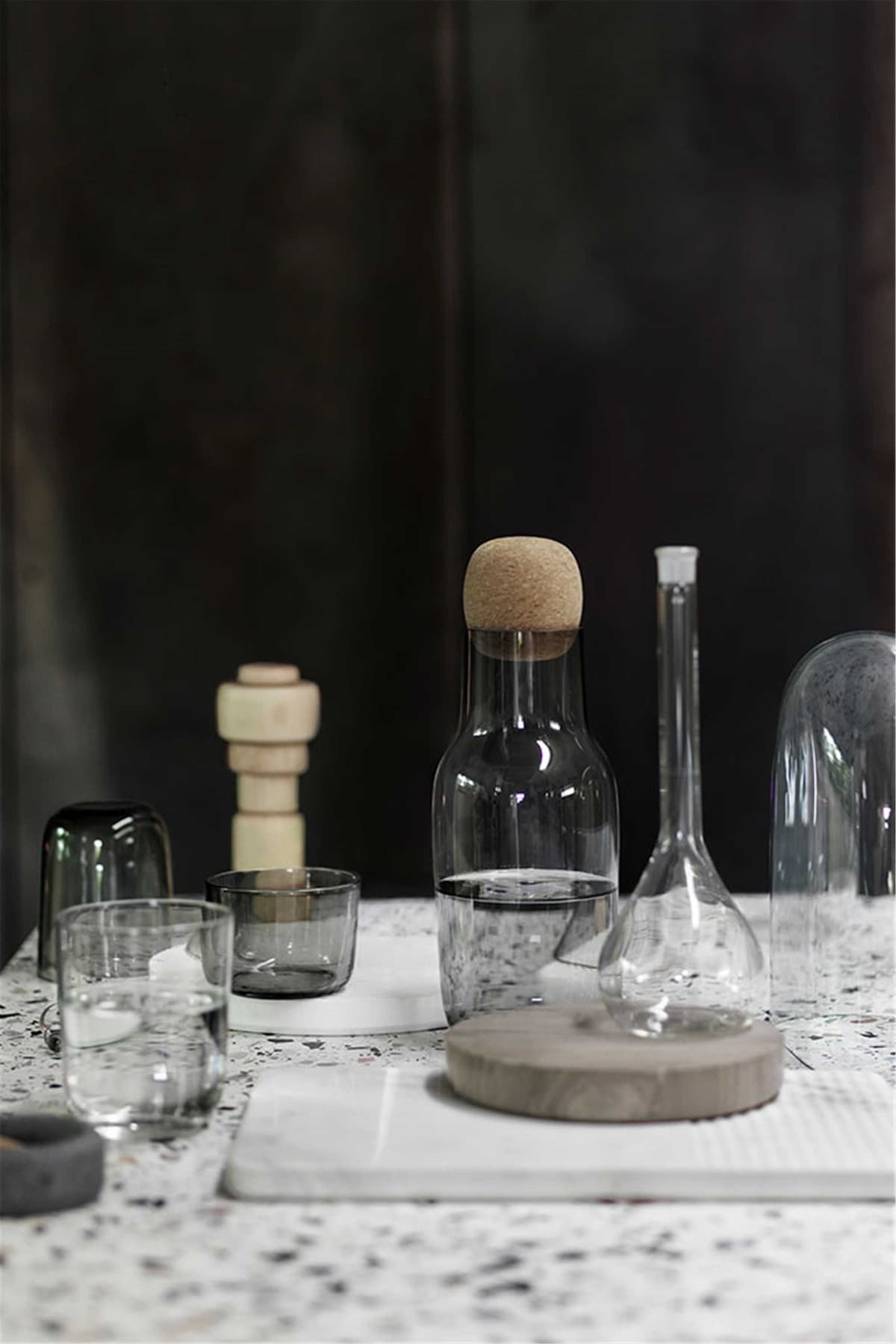 Muuto Corky Glas Set Van 4 Low Grey thumbnail 2