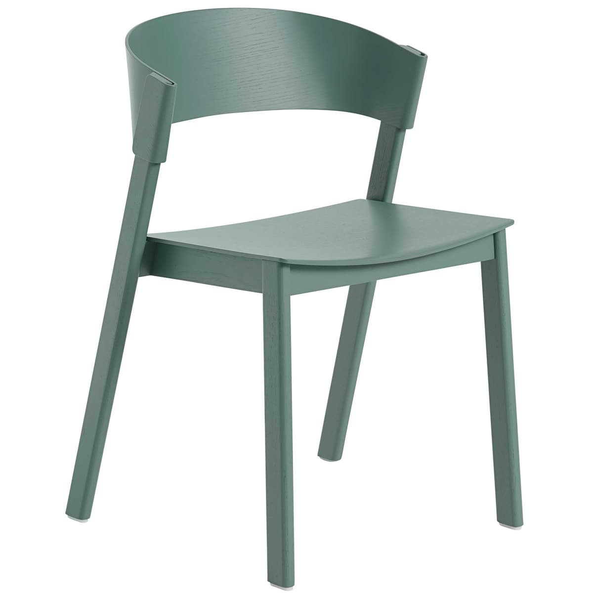 Muuto Cover Side Chair Eetkamerstoel Groen