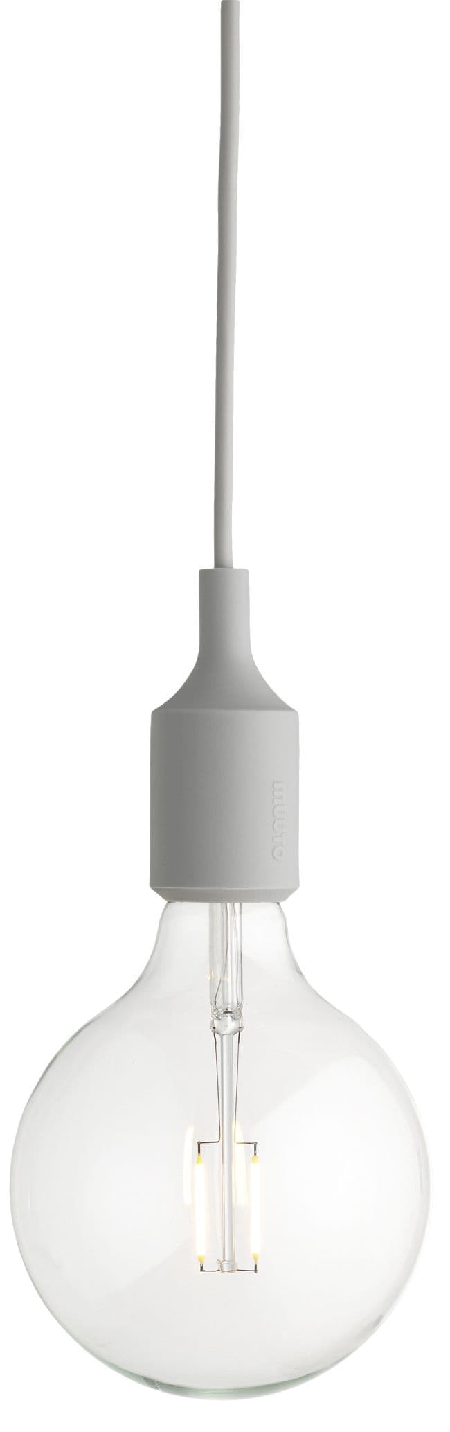 Muuto E27 Hanglamp LED Light Grey