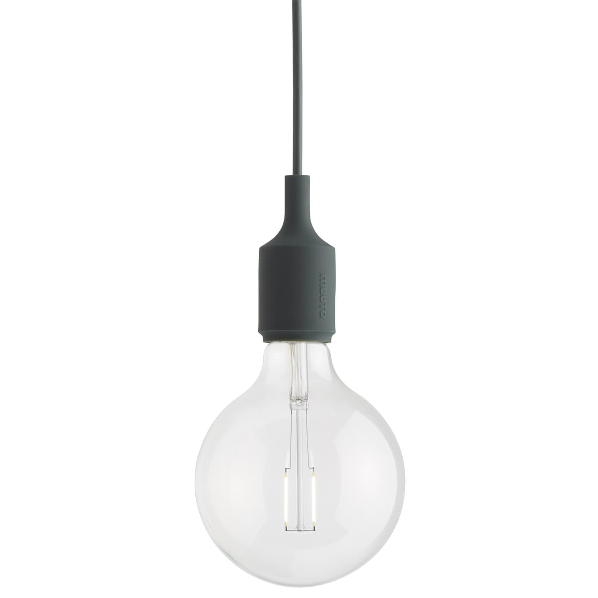 Muuto E27 Hanglamp LED Dark Green
