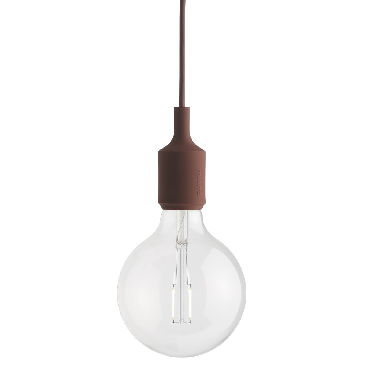 Muuto E27 Hanglamp LED Deep Red