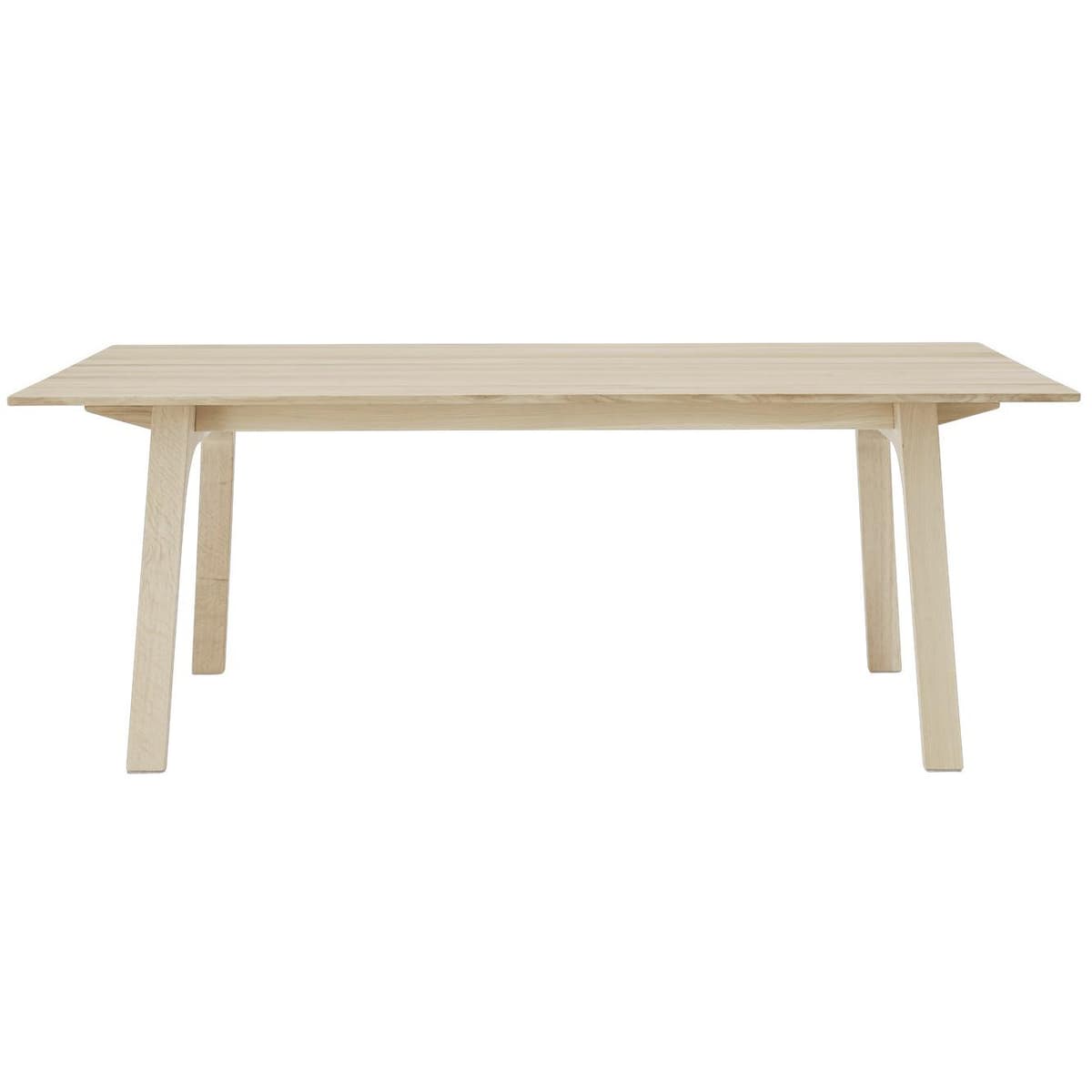 Muuto Earnest Uitschuifbare Eettafel 205x100 Licht Eiken