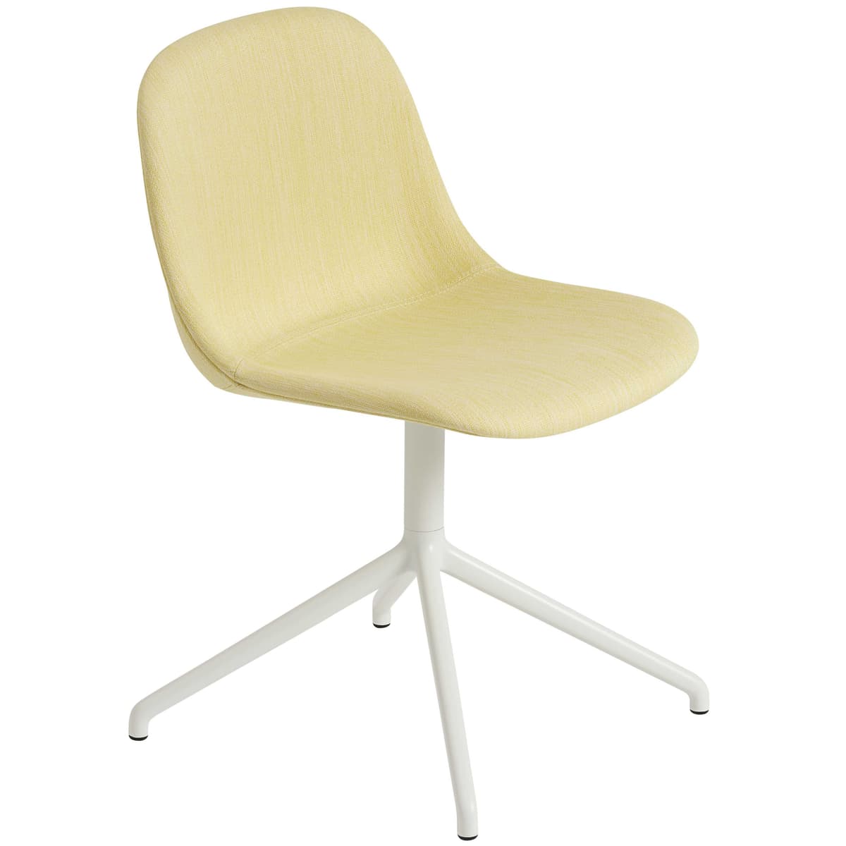 Muuto Fiber Side Swivel Stoel Balder 432 Wit