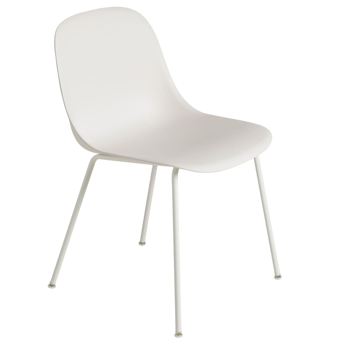 Muuto Fiber Side Tube Stoel Wit