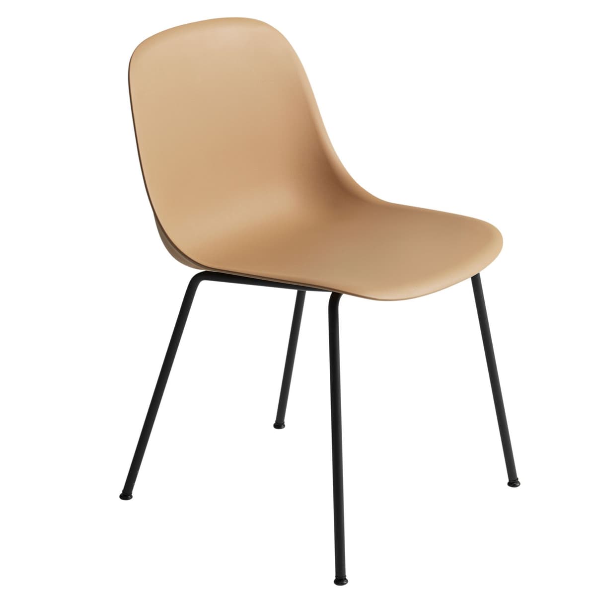 Muuto Fiber Side Tube Stoel Oker