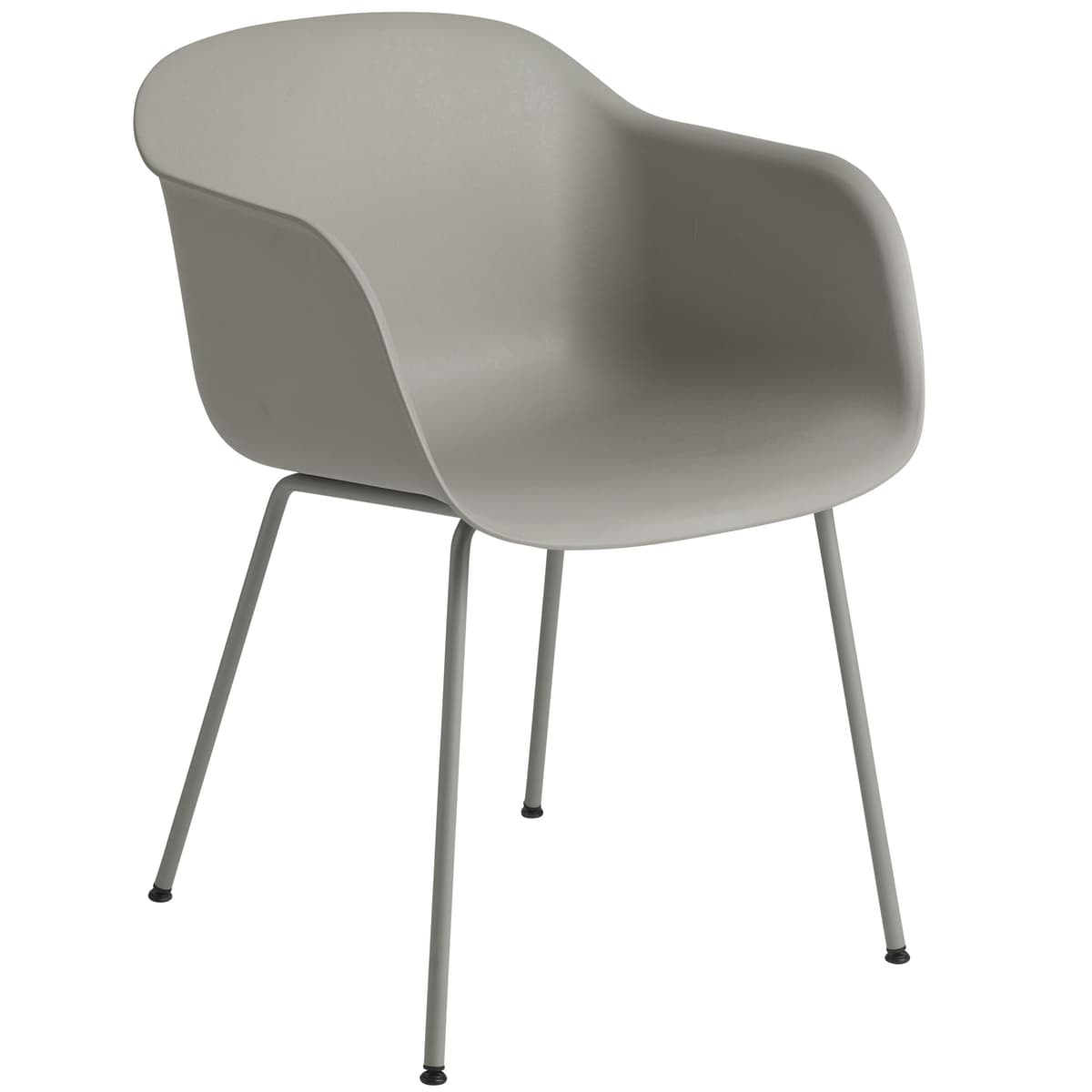 Muuto Fiber Tube Stoel Grijs