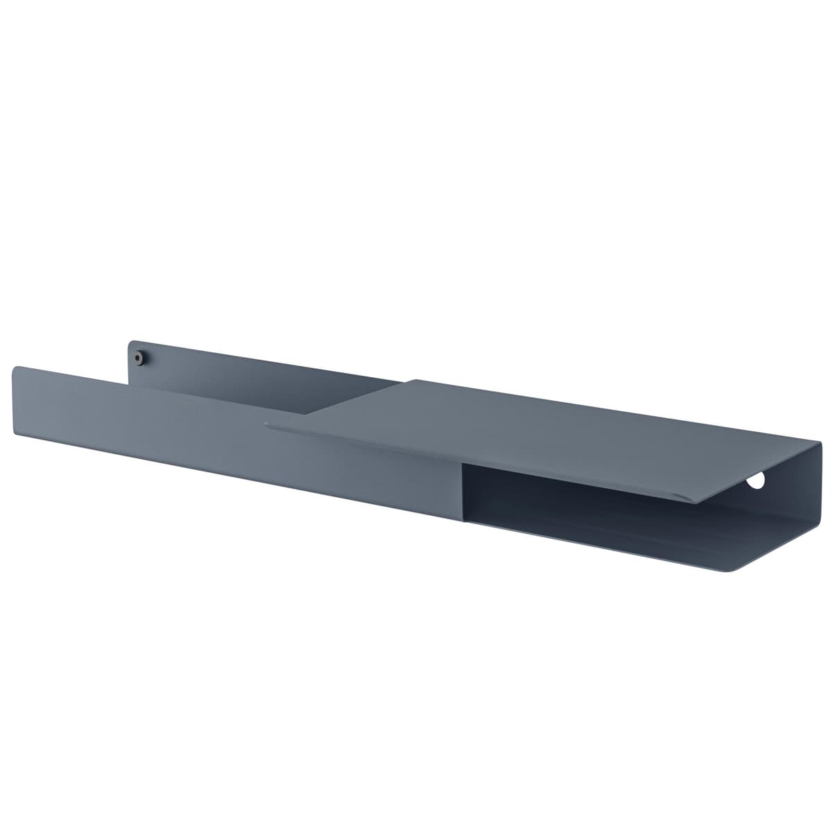 Muuto Folded Wandplank Laag Blauw/grijs