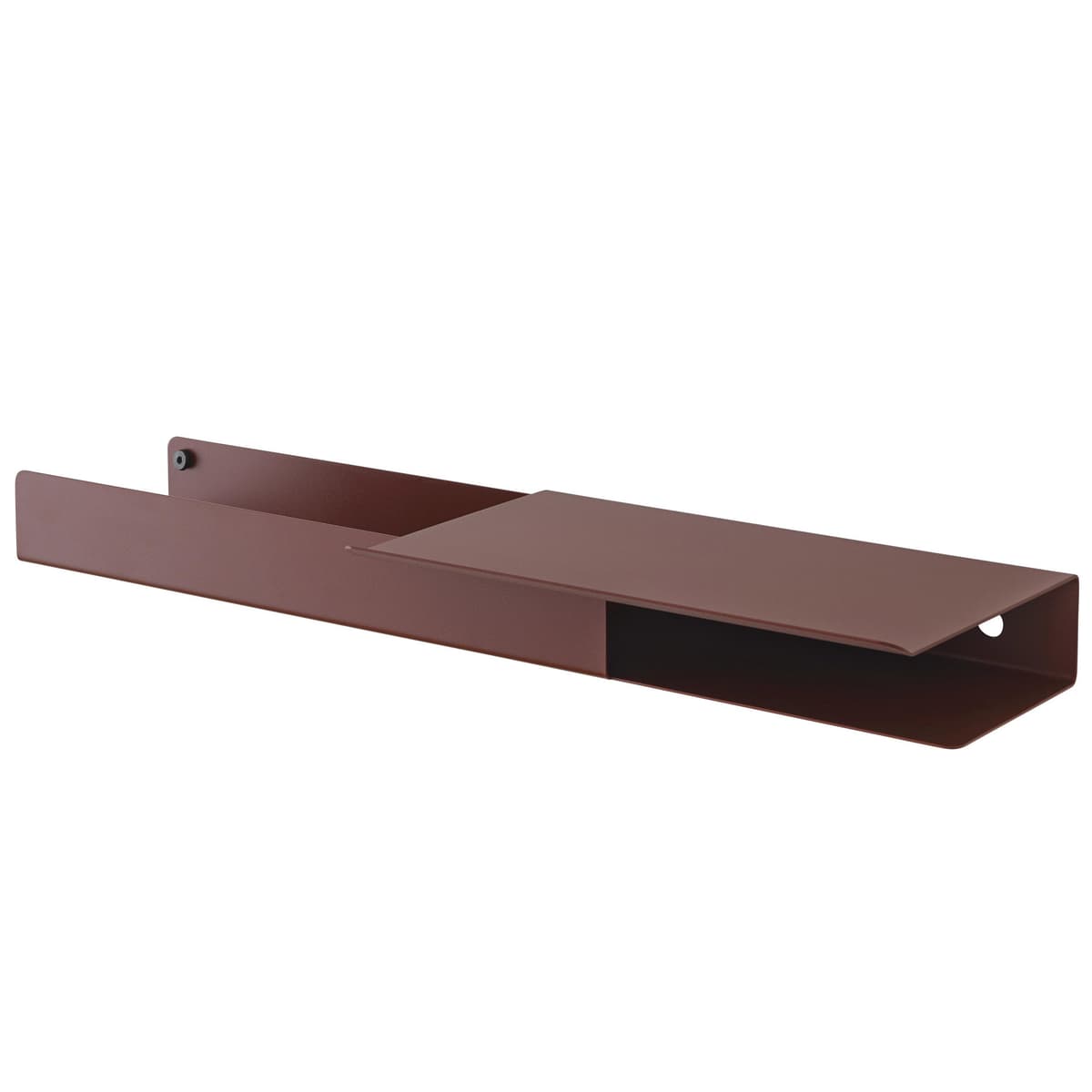Muuto Folded Wandplank Laag Diep Rood
