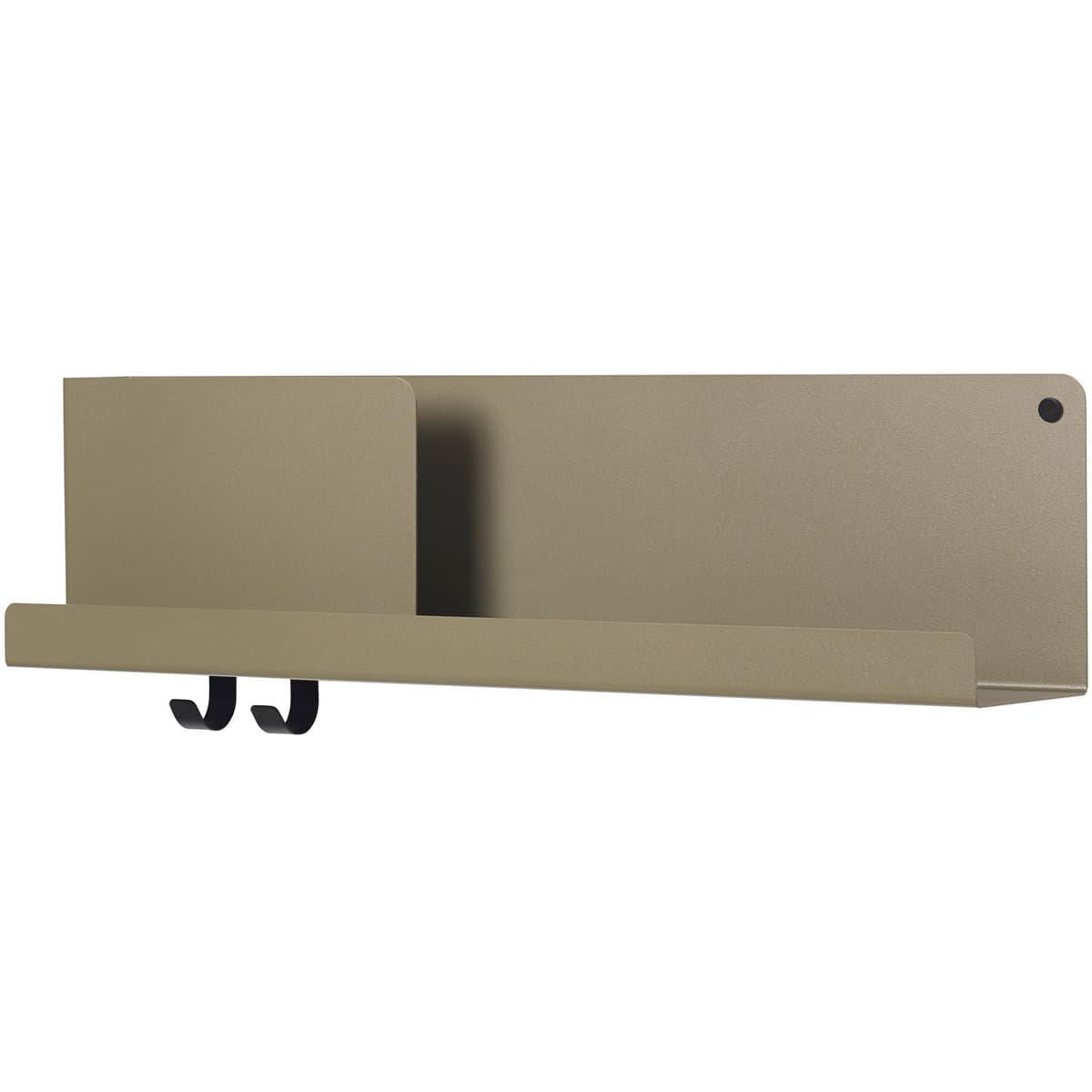 Muuto Folded Wandplank Medium Olijfgroen